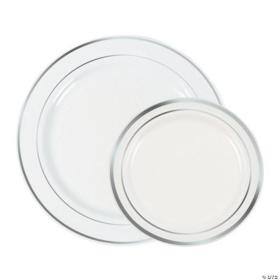 white plastic plates bulk